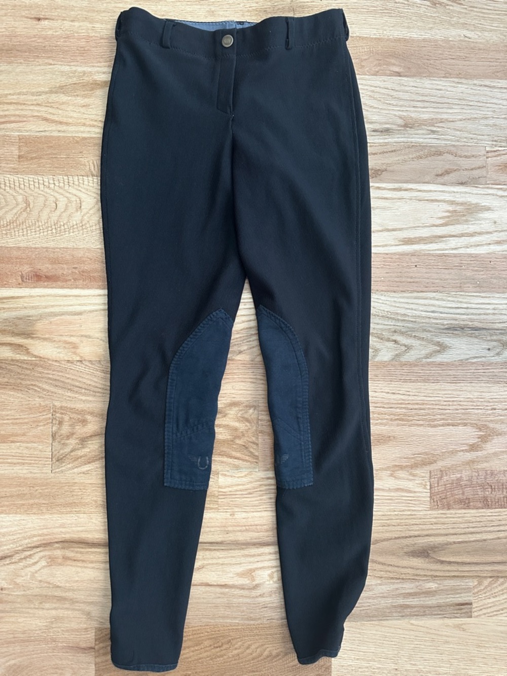 Black Ankle Riding Tights - Women's Cropped Equestrian Pants
